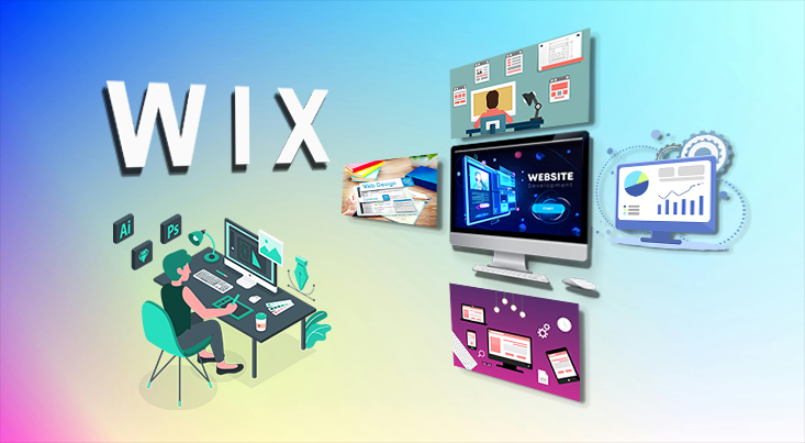 Wix website builder dashboard for modern business website development