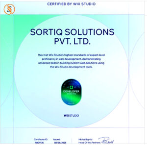 Certified by wix studio